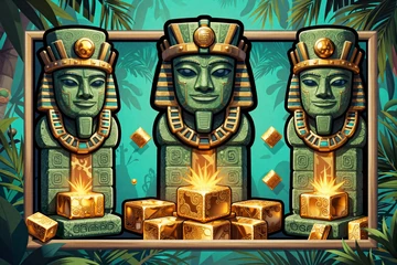 Gonzo's Quest Online Slot mit Azteken-Steinfiguren und Avalanche-Feature bei Betsson