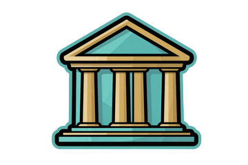 Bank&uuml;berweisungs-Symbol mit Bankgeb&auml;ude f&uuml;r sichere Zahlungen bei Betsson